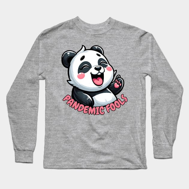 April fool panda Long Sleeve T-Shirt by Japanese Fever